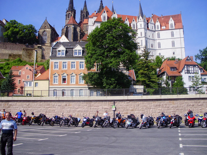 Eine Motorradtour nach Meißen