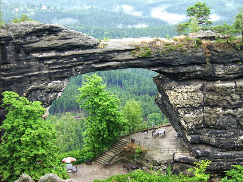 Ein Highlight - Die Touren ins Elbsandsteingebirge